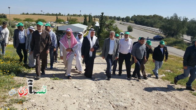  انطلاق يوم  الوفاء للنقب في القرى غير المعترف بها بمشاركة رئيس الحركة الاسلامية الشيخ رائد صلاح 